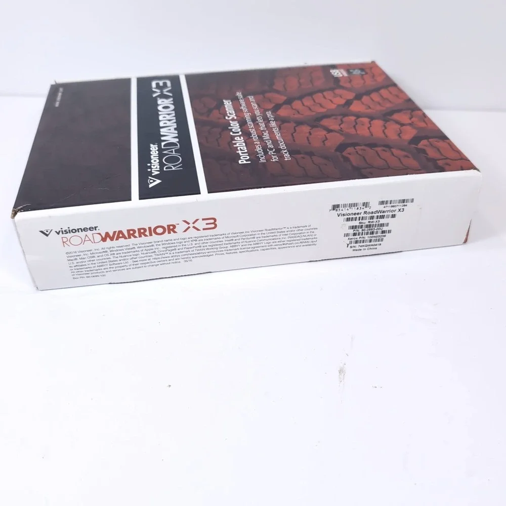 VISIONEER ROADWARRIOR X3 RW-X3 PORTABLE COLOR SCANNER NEW SEALED